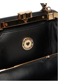 Love Moschino - LOVE MOSCHINO Torebka JC4096PP1NLM0000 Czarny. Kolor: czarny. Materiał: skórzane #4