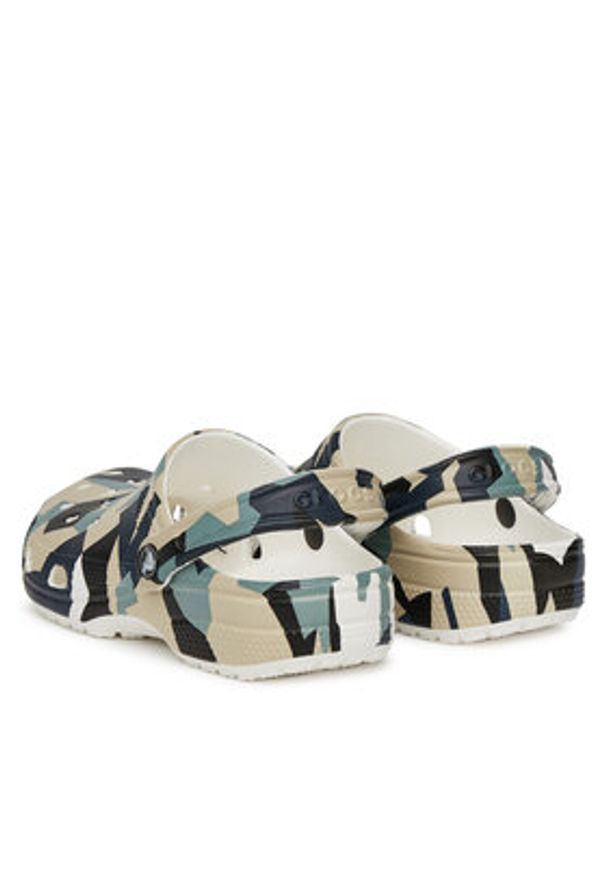 Crocs Klapki Geo Camo Clog 211009 Kolorowy. Wzór: kolorowy