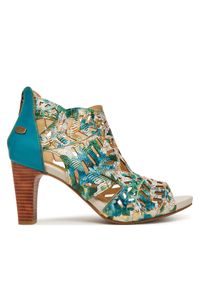 Laura Vita Sandały Albane 048 Niebieski. Kolor: niebieski. Materiał: skóra #1