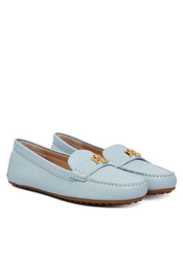 Lauren Ralph Lauren - LAUREN RALPH LAUREN Mokasyny 802852847029 Niebieski jasny. Kolor: niebieski. Materiał: skóra
