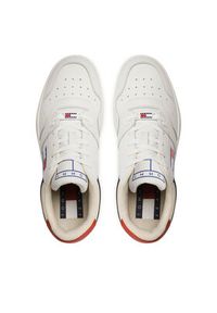 Tommy Jeans Sneakersy Basket Premium EM0EM01216 Biały. Kolor: biały. Materiał: skóra #6