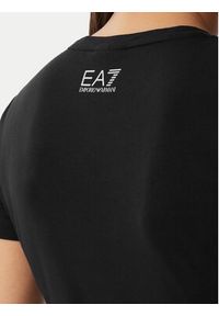 EA7 Emporio Armani Sukienka codzienna 7W001062 AF10373 UC001 Czarny Regular Fit. Okazja: na co dzień. Kolor: czarny. Materiał: bawełna. Typ sukienki: proste. Styl: casual #4