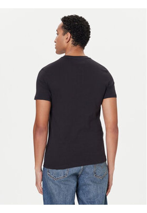 Tommy Jeans Komplet 2 t-shirtów DM0DM20687 Czarny Slim Fit. Kolor: czarny. Materiał: bawełna