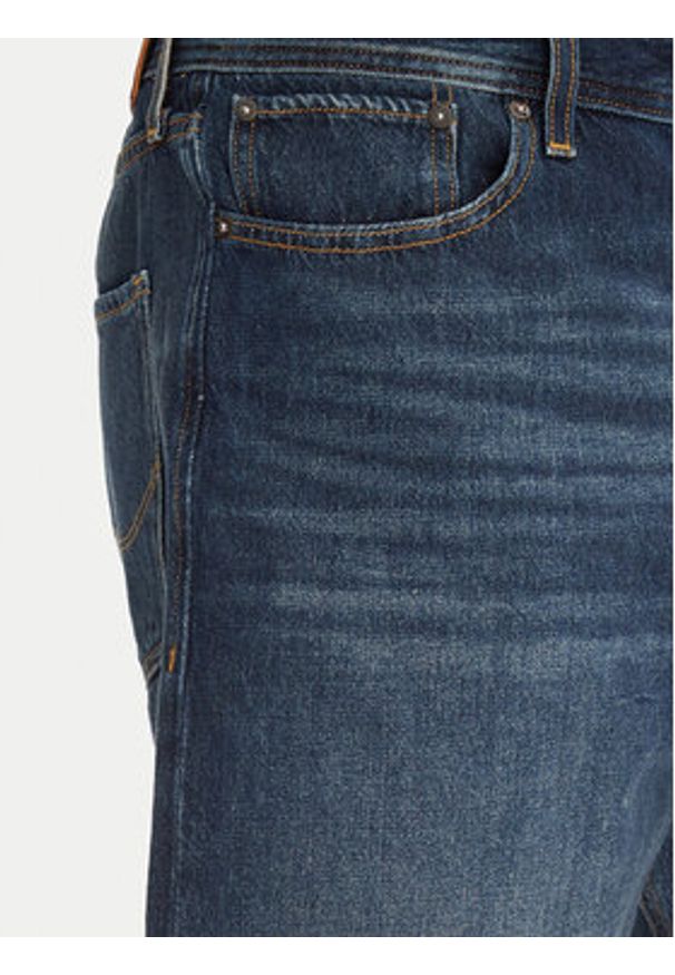 Jack & Jones Szorty jeansowe Tony 12269517 Granatowy Loose Fit. Kolor: niebieski. Materiał: bawełna