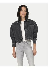 only - ONLY Kurtka jeansowa Emaline 15330000 Szary Loose Fit. Kolor: szary. Materiał: bawełna #1