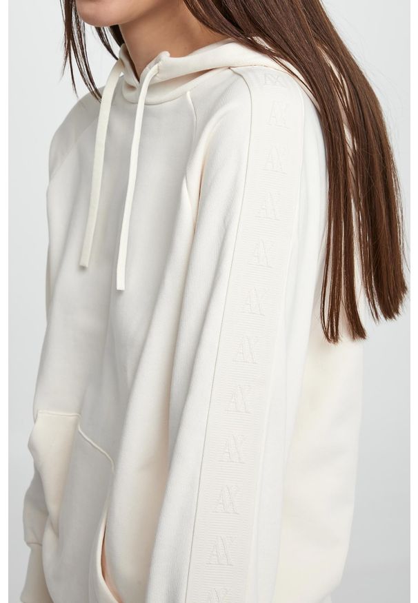 Armani Exchange - Bluza damska z kapturem ARMANI EXCHANGE. Typ kołnierza: kaptur