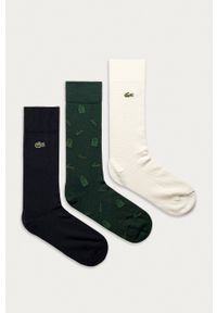 Lacoste - Skarpetki (3-pack). Kolor: zielony #1