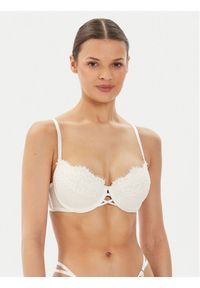 Hunkemöller Biustonosz z fiszbiną Harmony 205402 Biały. Kolor: biały. Materiał: syntetyk