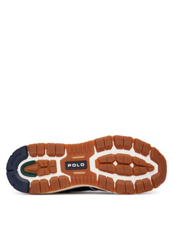 Polo Ralph Lauren Sneakersy Trackstr 250 809973978001 Brązowy. Kolor: brązowy. Materiał: skóra, zamsz