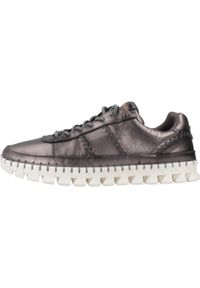 Carmela - Buty CARMELA 162528 Srebrny. Kolor: szary. Materiał: skóra, tkanina. Styl: sportowy