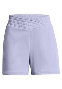 Szorty damskie Under Armour Rival Terry. Kolor: pomarańczowy, biały, wielokolorowy. Długość: krótkie