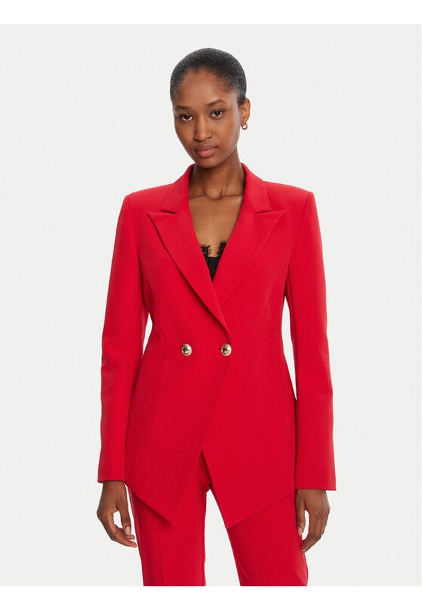 Rinascimento Marynarka CFC0126220003 Czerwony Slim Fit. Kolor: czerwony. Materiał: syntetyk