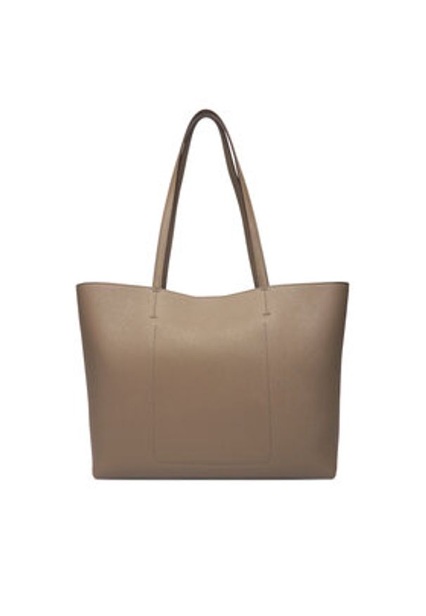 DKNY Torebka R52AKG54 Beżowy. Kolor: beżowy. Materiał: skórzane
