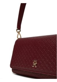 TOMMY HILFIGER - Tommy Hilfiger Torebka AW0AW16933 Bordowy. Kolor: czerwony. Materiał: skórzane #5