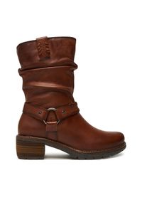 Pikolinos Botki W1T-9590C1 Brązowy. Kolor: brązowy. Materiał: skóra