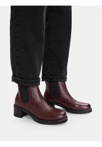 Lasocki Botki CEO-WI23-TR24-02 Bordowy. Kolor: czerwony. Materiał: skóra #3