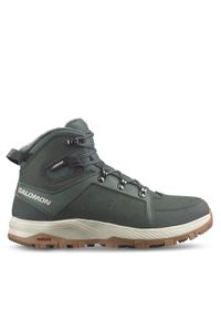 salomon - Salomon Trekkingi Outchill Thinsulate™ Waterproof L47328100 Zielony. Kolor: zielony. Materiał: skóra. Technologia: Thinsulate. Sport: turystyka piesza #1