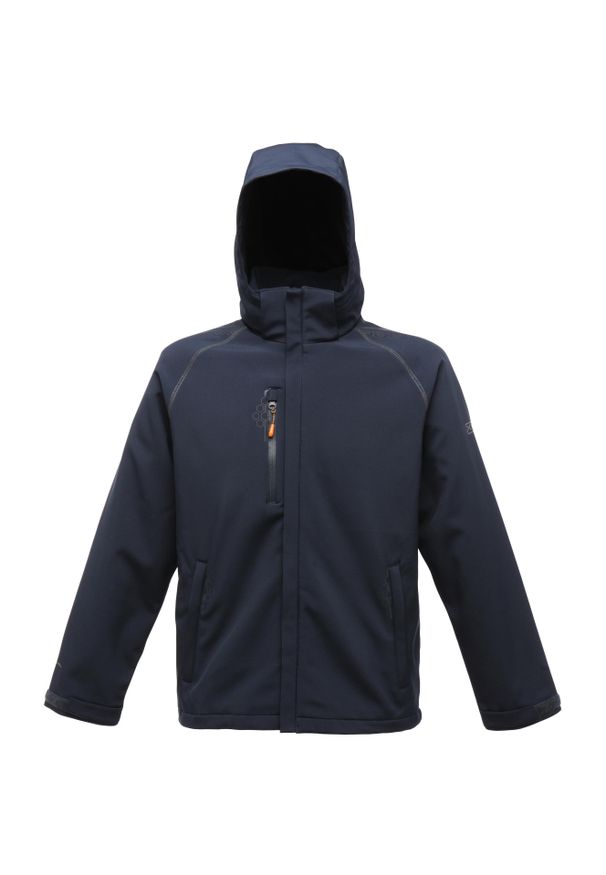 Regatta - Męski Softshell Repeller Professional. Kolor: niebieski. Materiał: softshell. Sport: turystyka piesza