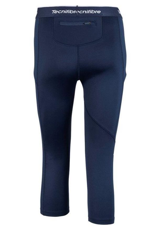 TECNIFIBRE - Legginsy Tecnifibre 3/4 Perf Tight marine S. Kolor: niebieski. Sport: tenis