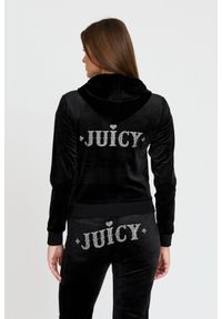 Juicy Couture - JUICY COUTURE Czarna bluza z cyrkoniami Rodeo Robertson. Kolor: czarny #2