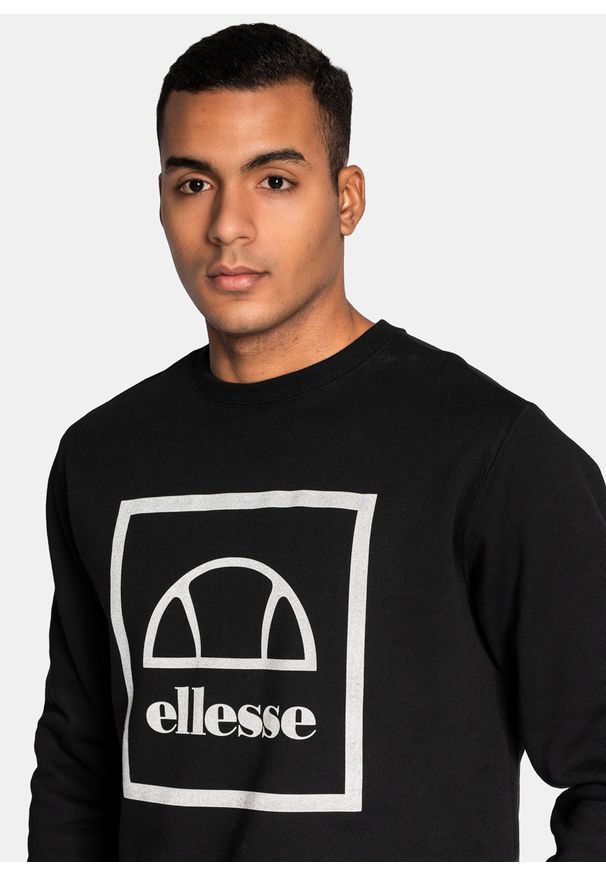 Bluza męska czarna Ellesse Orion. Kolor: czarny. Wzór: kolorowy. Sezon: lato. Styl: street