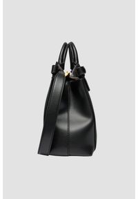 Guess - GUESS Czarna torebka Sestri Logo Luxury. Kolor: czarny. Materiał: skórzane #5
