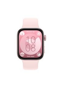 HUAWEI - Smartwatch Huawei Watch Fit 3 Różowy. Rodzaj zegarka: smartwatch. Kolor: różowy. Styl: elegancki, wakacyjny, sportowy #3