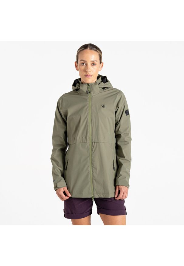 DARE 2B - Switch Up II damska kurtka przeciwdeszczowa. Kolor: zielony. Materiał: materiał. Sport: wspinaczka, turystyka piesza