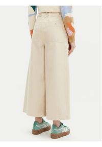 Weekend Max Mara Kuloty Disco 2515131101 Beżowy Wide Leg. Kolor: beżowy. Materiał: bawełna #4