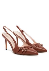 Marciano Guess Sandały 5GGZ31 7324A Brązowy. Kolor: brązowy. Materiał: skóra