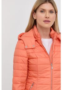 Morgan kurtka damska kolor pomarańczowy przejściowa. Kolor: pomarańczowy. Materiał: syntetyk, materiał. Wzór: gładki #5