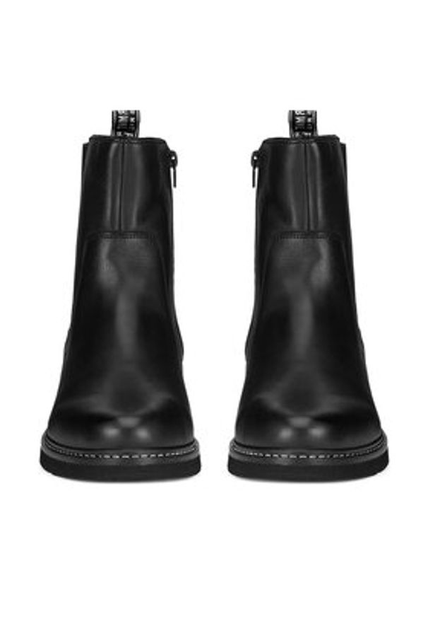 Remonte Botki D3970-01 Czarny. Kolor: czarny. Materiał: skóra