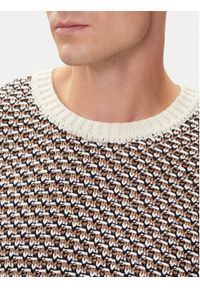 BOSS Sweter C-Imauro 50543159 Beżowy Relaxed Fit. Kolor: beżowy. Materiał: bawełna #4