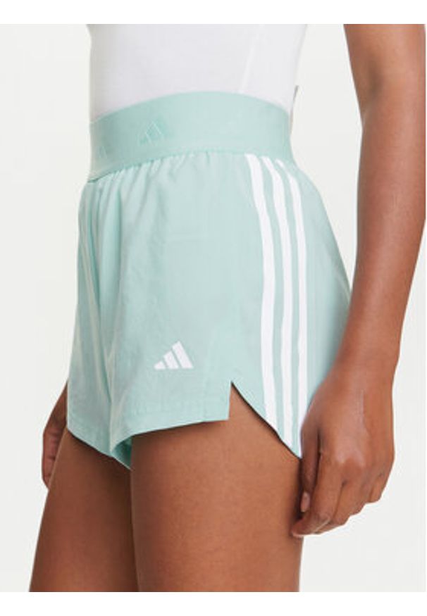 Adidas - adidas Szorty sportowe Hyperglam Woven JP4774 Turkusowy Regular Fit. Kolor: turkusowy. Materiał: syntetyk