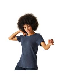 Regatta - Ballyton damska koszulka. Kolor: niebieski. Materiał: materiał. Długość rękawa: krótki rękaw. Długość: krótkie. Sport: fitness, turystyka piesza #1