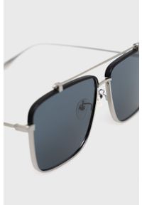 Alexander McQueen okulary przeciwsłoneczne męskie kolor granatowy. Kolor: niebieski #4