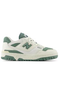 Buty damskie New Balance BBW550PE - beżowa. Okazja: na co dzień. Kolor: beżowy. Materiał: skóra, syntetyk, materiał. Szerokość cholewki: normalna