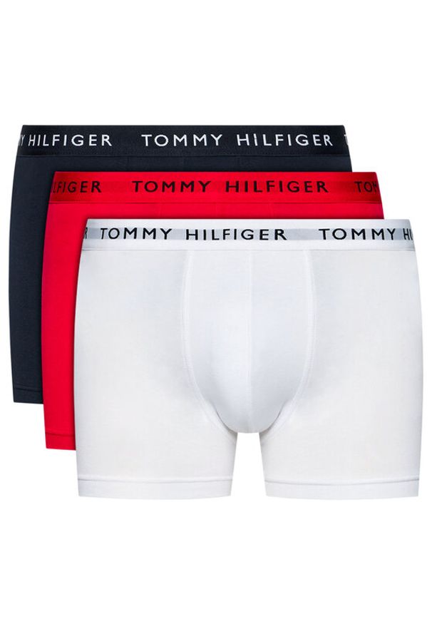 TOMMY HILFIGER - Tommy Hilfiger Komplet 3 par bokserek Essential UM0UM02203 Kolorowy. Materiał: bawełna. Wzór: kolorowy