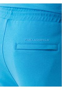 Karl Lagerfeld - KARL LAGERFELD Szorty sportowe 705019 562900 Niebieski Regular Fit. Kolor: niebieski. Materiał: bawełna. Styl: sportowy #5