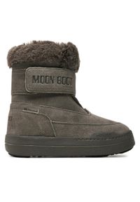 Moon Boot Śniegowce Junior Park Dtrap Boot Suede 80D3440040 Szary. Kolor: szary. Materiał: skóra, zamsz #1