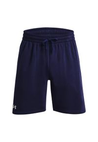 Under Armour - Shorty Męskie Polar Rival. Kolor: niebieski. Materiał: polar. Sport: turystyka piesza #1