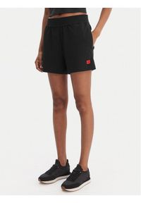 Hugo - HUGO Szorty sportowe Signature 50556815 Czarny Regular Fit. Kolor: czarny #1
