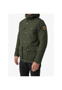 Fjällräven - Kurtka męska Fjallraven Greenland Winter Jacket. Kolor: zielony. Sport: turystyka piesza