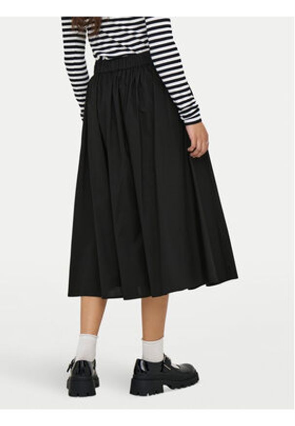only - ONLY Spódnica trapezowa Maila 15369555 Czarny Regular Fit. Kolor: czarny. Materiał: bawełna