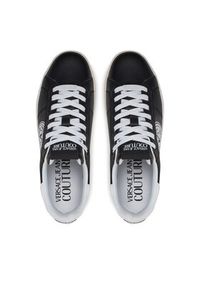 Versace Jeans Couture Sneakersy 78YA3SK1 Czarny. Kolor: czarny. Materiał: skóra #6