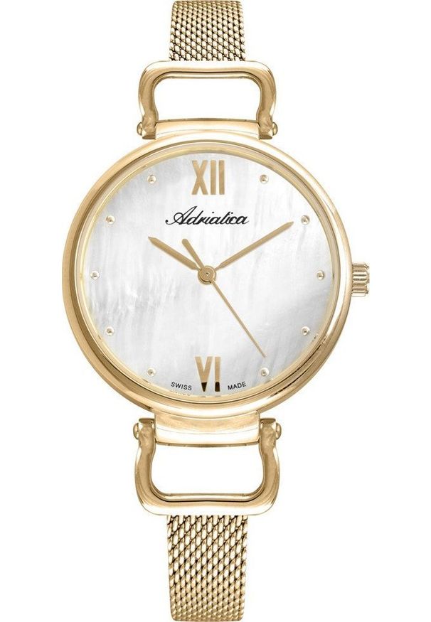 Zegarek Adriatica Zegarek damski Adriatica A3745.118FQ złoty. Kolor: złoty