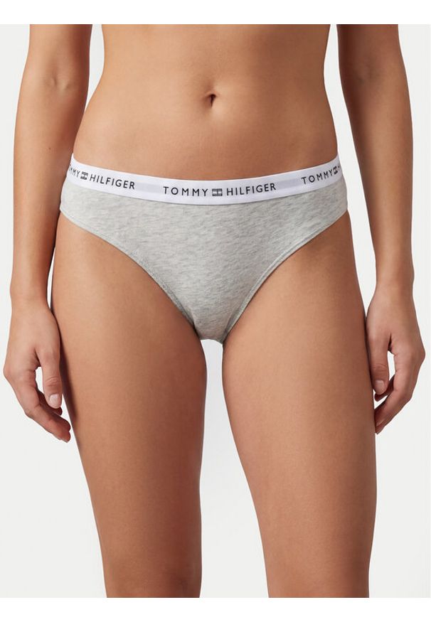 TOMMY HILFIGER - Tommy Hilfiger Figi klasyczne UW0UW05876 Szary. Kolor: szary. Materiał: bawełna