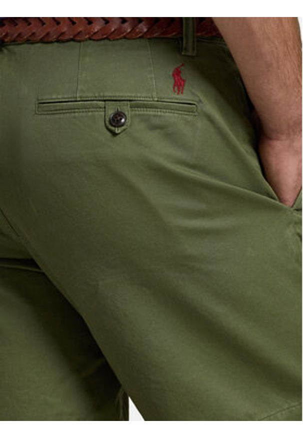 Polo Ralph Lauren Szorty materiałowe 710799213001 Zielony Regular Fit. Kolor: zielony. Materiał: bawełna