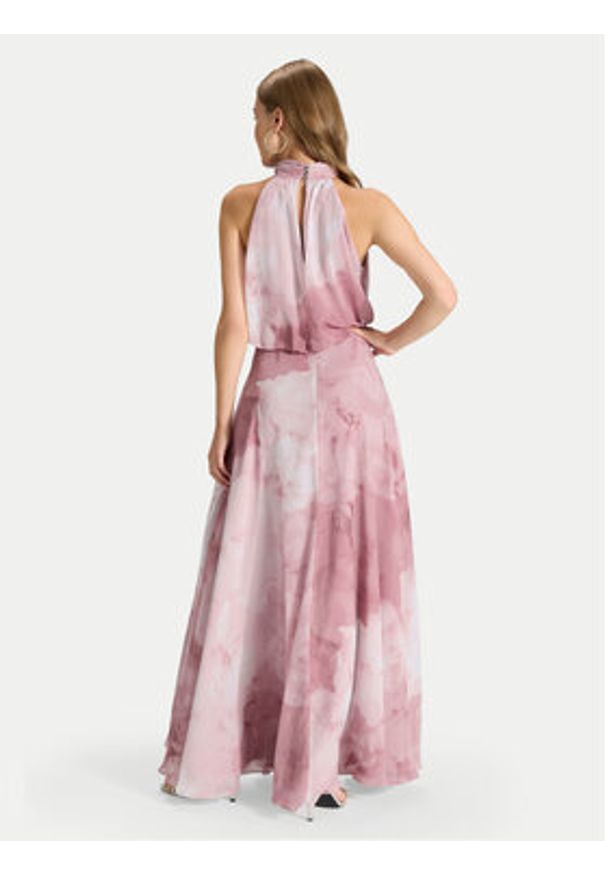 Swing Sukienka wieczorowa 5AJ13000 Różowy Regular Fit. Kolor: różowy. Materiał: syntetyk. Styl: wizytowy