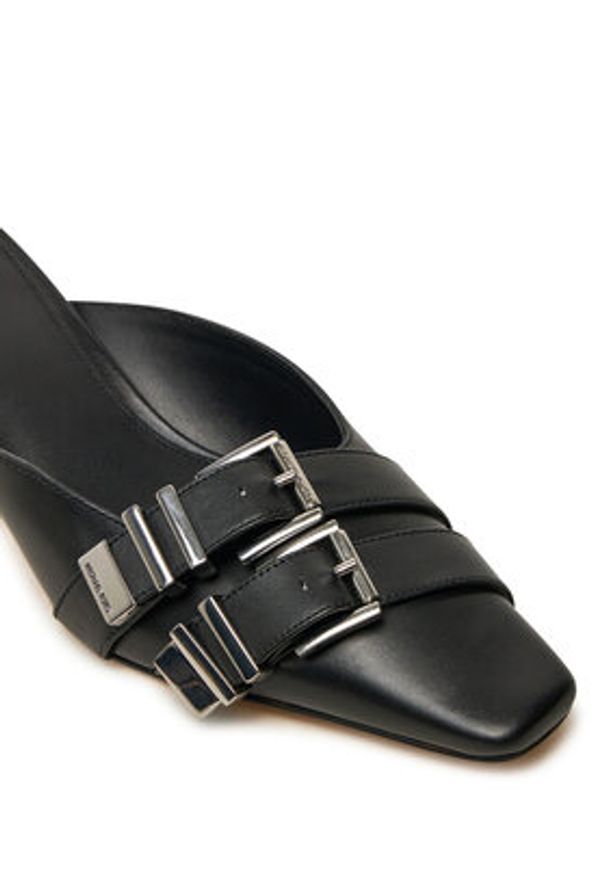 MICHAEL Michael Kors Klapki 40F4DTMP1L Czarny. Kolor: czarny. Materiał: skóra